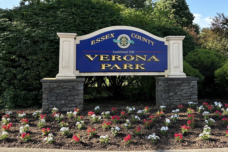 Verona Park New Jersey sign